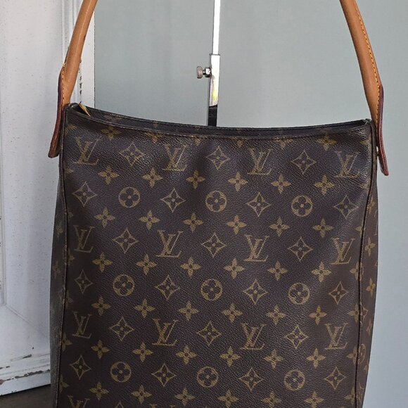 Looping GM Louis Vuitton Brown Monogram Shoulderbag - Picture 1 of 16